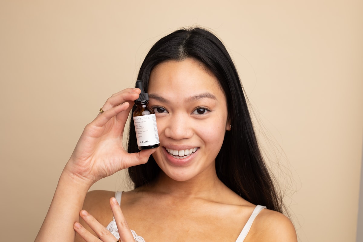 Before - uneven skin texture